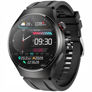 SMARTWATCH VSTUP CADRAN EKG GLUKOMETER PULZ KRVNÝ TLAK HOVORY PL MENU